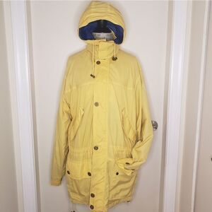 Woolrich 70s yellow rain jacket